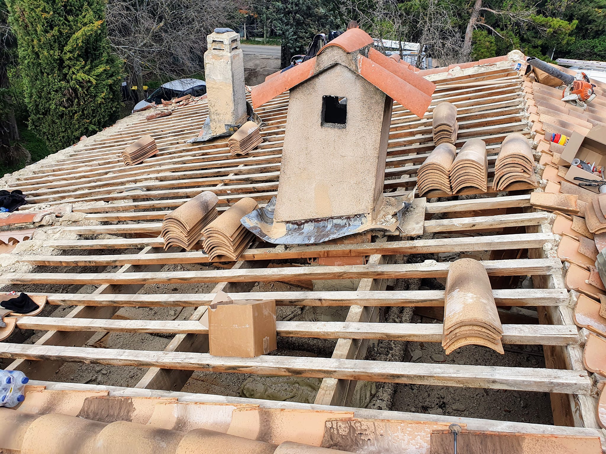 Rénovation toiture Mazan 